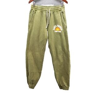 Camp High Collective Sweatpants Unisex Adult Medium Green Comfort Lounge Active